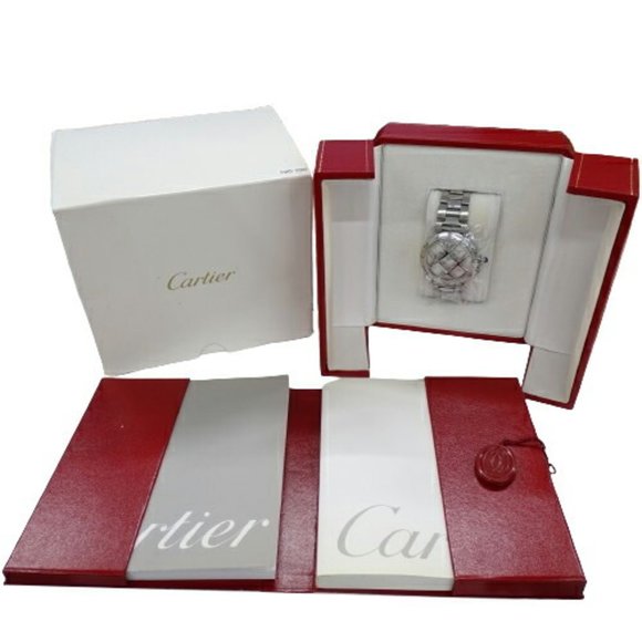 Cartier Watch Men's Convex Grid Date Automatic AT Stainless Steel SS W31059H3... - Picture 7 of 16